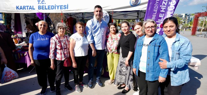 KARTALLILAR ANNELER GÜNÜ'NDE EN ANLAMLI HEDİYEELERİNİ KADIN EMEĞİ PAZARI'NDA ALDI