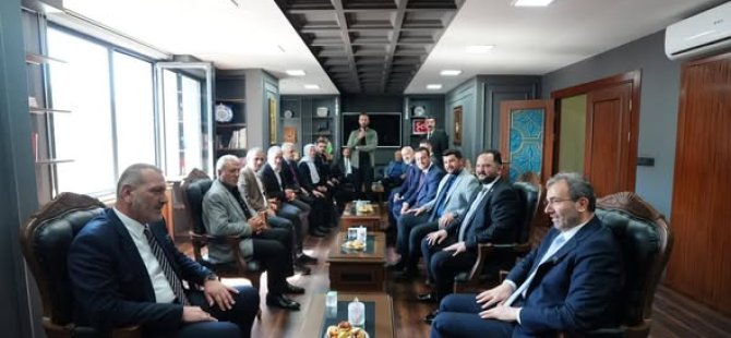 BAŞKAN AHMET CİN'DEN MHP PENDİK İLÇE BAŞKANI MUHARREM KIR'A HAYIRLI OLSUN ZİYARETİ