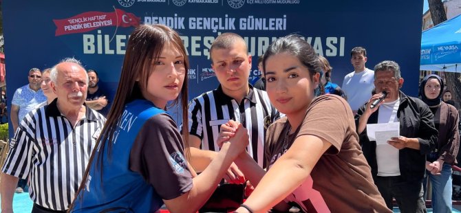 PENDİK'TE BİLEK GÜREŞİ HEYECANI