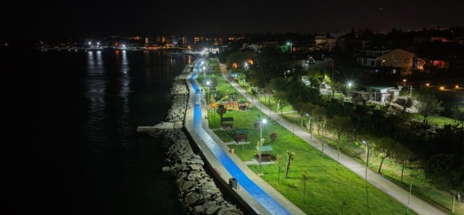 TUZLA'NIN PARKLARI DAHA AYDINLIK VE GÜVENLİ HALE GETİRİLDİ