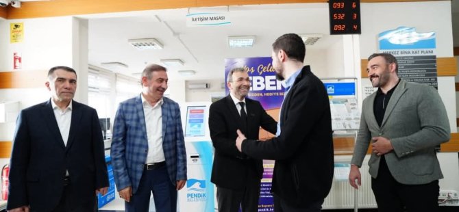 BAŞKAN AHMET CİN PERSONELİYLE BAYRAMLAŞTI
