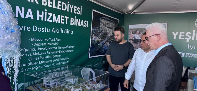 VALİ DAVUT GÜL PENDİK BELEDİYESİ STANDINI ZİYARET ETTİ