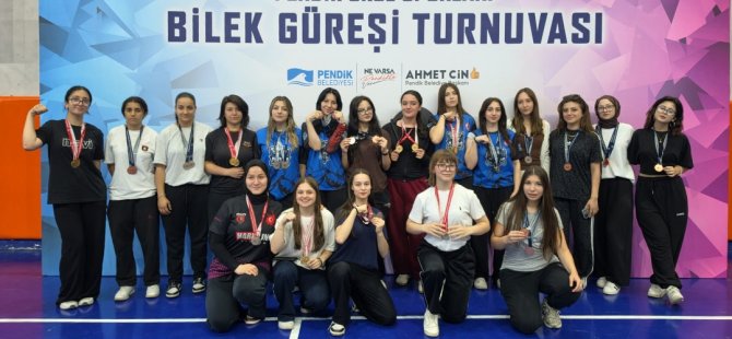 PENDİK OKUL SPORLARI BİLEK GÜREŞİ TURNUVASI TAMAMLANDI