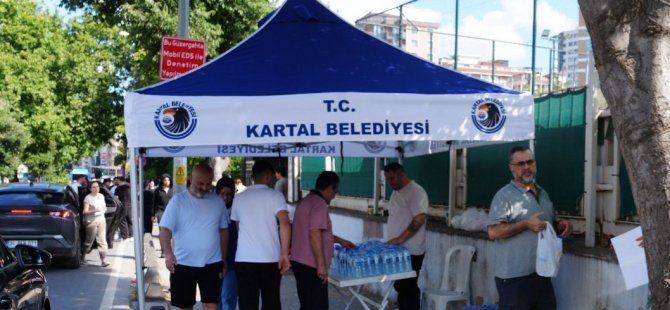 KARTAL BELEDİYESİ YKS'YE GİREN ÖĞRENCİLERİ VE AİLELERİNİ UNUTMADI