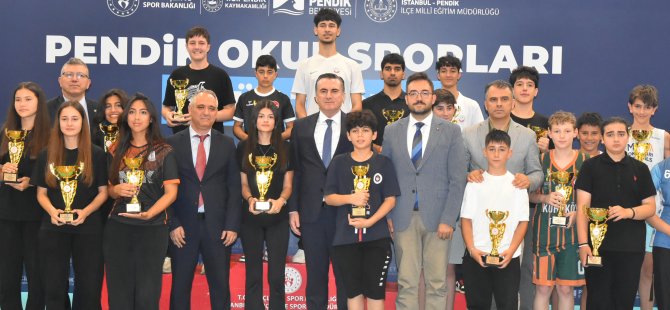 “PENDİK OKUL SPORLARI ÖDÜL TÖRENİ” GERÇEKLEŞTİRİLDİ