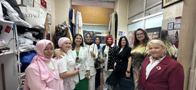 PENDİK'TE KAÇEP RÜZGARI:BÜŞRA DÜZGÜNKAYA KADIN ESNAFLARLA BULUŞTU
