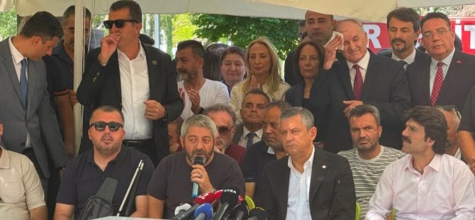 ÖZGÜR ÖZEL'DEN GÜVENPARK'TAKİ GAZİLERE DESTEK:''SONUÇ ALANA KADAR ARKANIZDAYIZ''