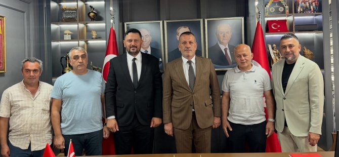 MHP PENDİK İLÇE BAŞKANI MUHARREM KIR KARTAL ORDULULAR DERNEĞİ HEYETİNİ AĞIRLADI
