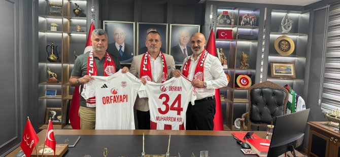ORFA YAPI PENDİKSPOR'DAN MHP PENDİK İLÇE BAŞKANI MUHARREM KIR'A TEBRİK ZİYARETİ