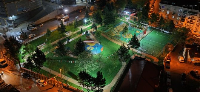 TUZLA'DA İSHAKPAŞA PARKI MAHALLEYE NEFES OLDU