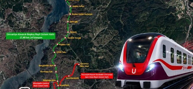 YENİ METRO HATTI ÜMRANİYE’YE HAYIRLI OLSUN