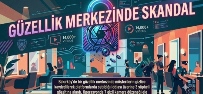 BAKIRKÖY'DE GÜZELLİK MERKEZİNDE GİZLİ KAMERA SKANDALI: 3 GÖZALTI