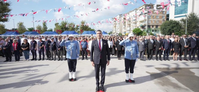 KARTAL'DA 30 AĞUSTOS COŞKUSU ÇELENK TÖRENİYLE BAŞLADI
