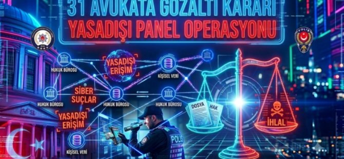 KİŞİSEL VERİ TACİRLERİNE BÜYÜK OPERASYON:31 AVUKAT HAKKINDA GÖZALTI KARARI