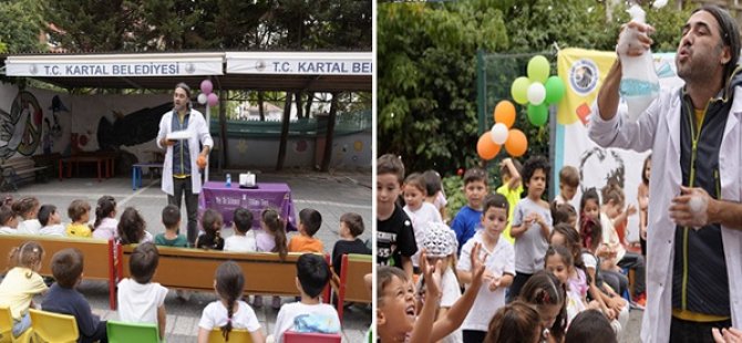 KARTAL BELEDİYESİ KREŞLERİNDE BİLİM ŞENLİĞİ HEYECANI