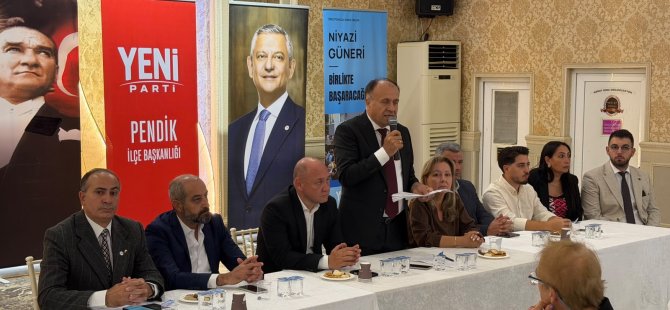 YENİ PARTİ PENDİK'TE SAHAYA İNDİ:NİYAZİ GÜNERİ'DEN MAHALE ÇIKARMASI