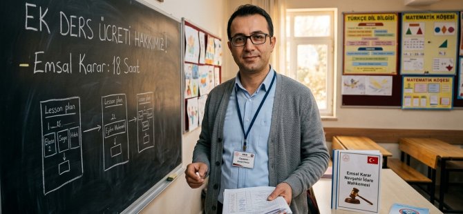 EĞİTİM-İŞ'TEN HAK MÜCADELESİ:MAHKEMEDEN ÖĞRETMENLERİ İLGİLENDİREN EMSAL EK DERS KARARI