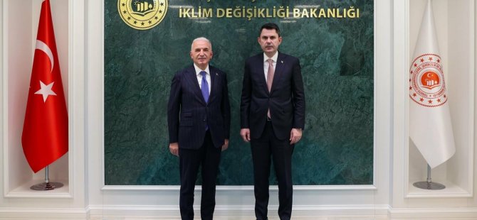 BAŞKAN İSMET YILDIRIM’DAN BAKAN MURAT KURUM’A ZİYARET