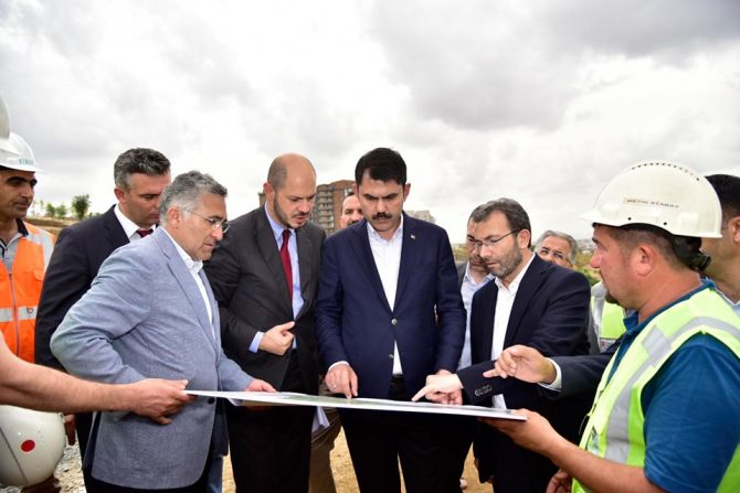 Bakan Murat Kurum'dan Pendik'ta Yapılacak Olan  Millet Bahçesi Projesine Ziyaret