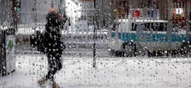 METEOROLOJİ'DEN ŞİDDETLİ YAĞIŞ UYARISI