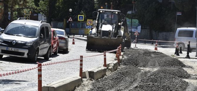 GEZİ BOYU ALTYAPI  ÇALIŞMALARINA  BAYRAM ARASI