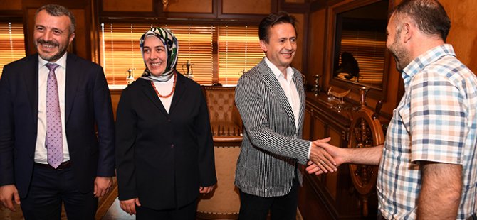 BAŞKAN ŞADİ YAZICI PERSONELİYLE BAYRAMLAŞTI