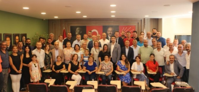 BAŞKAN GÖKHAN YÜKSEL PARTİLİLERLE BAYRAMLAŞTI