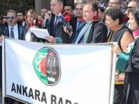 ANKARA BAROSU ADLİ YIL AÇILIŞINI PROTESTO ETTİ