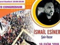 ŞAİR YAZAR İSMAİL ESİNER 19 EKİMDE ANKARA FUARINDA