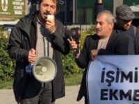 ÜSKÜDAR BELEDİYESİ TARAFINDAN İŞTEN ATILAN İŞÇİLER EYLEM YAPTI