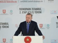 CUMHURBAŞKANI ERDOĞAN TEKNOPARK AÇILIŞI İÇİN PENDİK'E GELDİ