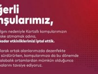 KARTAL BELEDİYESİ KORANAVİRÜS NEDENİYLE TÜM ETKİNLİKLERİ İPTAL ETTİ