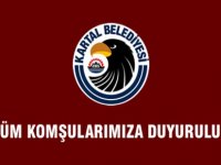 KARTAL BELEDİYESİ'NDEN KAMUYOYUNA DUYURU