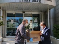 KARTAL ESNAF ODALARINA BELEDİYE'DEN MASKE TEMİNİ