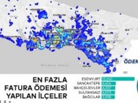 İBB EN FAZLA FATURA ÖDEMESİ YAPILAN  İLÇELERİ AÇIKLADI