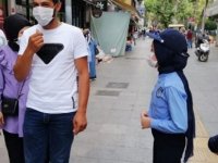 ÇOCUK ZABITALAR PENDİK GAZİPAŞA CADDESİ'NDE MASKE DENETİMİNE ÇIKTI