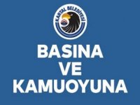 KARTAL BELEDİYESİ'NDEN BASIN VE KAMUOYUNA DUYURU