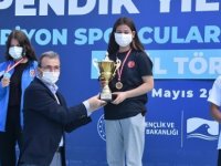 BAŞKAN AHMET CİN OKÇULUK TURNUVASINDA DERECEYE GİREN SPORCULARA ÖDÜLLERİNİ VERDİ