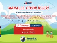 KARTALLI ÇOCUKLAR BU HAFTA SONU MAHALLE ETKİNLİKLERİ İLE DOYASIYA EĞLENECEK