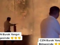 MEMLEKET YANGIN YERİNE DÖNERKEN '2CZN'' ŞOV PEŞİNE DÜŞTÜ