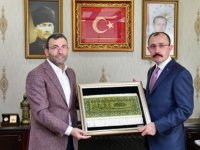 TİCARET BAKANI  MEHMET MUŞ'TAN  PENDİK BELEDİYE BAŞKANI AHMET CİN'E ZİYARET