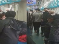 MARMARAY'DA MASKE TAKMAYI REDDEDEN YOLCULAR TRENDEN İNDİRİLDİ