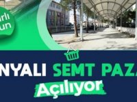 ESENYALI SEMT PAZARI 31 OCAK'TA AÇILIYOR