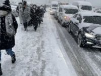 METEOROLOJİ'DEN  İSTANBUL İÇİN YOĞUN  KAR YAĞIŞI UYARISI