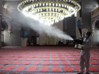 KARTAL'DA RAMAZAN AYI ÖNCESİ CAMİLER DEZENFEKTE EDİLDİ