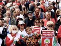 TÜM EMEKLİ-SEN ANKARA'DA EMEKLİ MAAŞ ZAMLARINI PROTESTO ETTİ