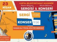 KARTAL SANAT AKADEMİSİ ÖĞRENCİLERİ 23 NİSAN'DA İKİ SEVİNCİ BİR ARADA YAŞAYACAK