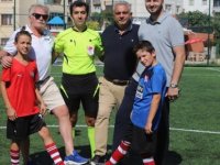 METİN OKTAY KULÜPLER ARASI U-12 FUTBOL TURNUVASINDA İLK DÜDÜK ÇALDI