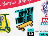 PENDİK'TE PATEN, SCOOTER VE KAYKAY YARIŞLARI  BAŞLIYOR!