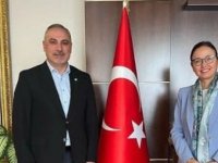 İYİ PARTİ PENDİK İLÇE BAŞKANI SÜLEYMAN TURAN'DAN KAYMAKAM HÜLYA KAYA'YA ZİYARET